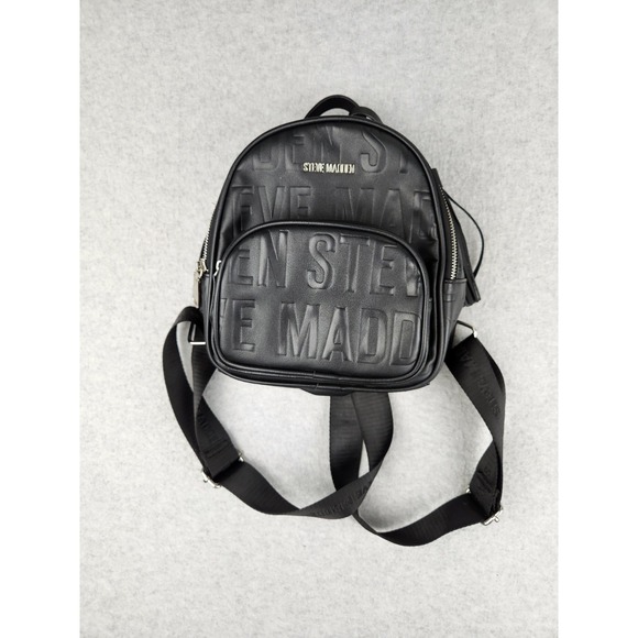 Steve Madden Handbags - Steve Madden Small Backpack Purse Black Mini Shoulder‎ Bag Travel Carry On